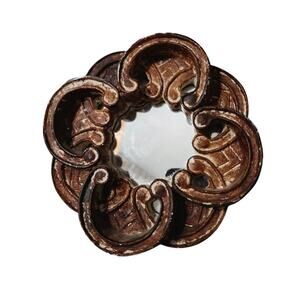 Western Theme Cowboy Mirror Horseshoes Small Wall Hanging Rustic